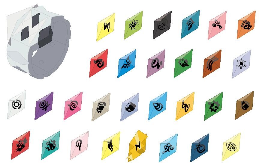 Зет-кристаллы (с помощью их, можно проводить мощные зет-атаки).