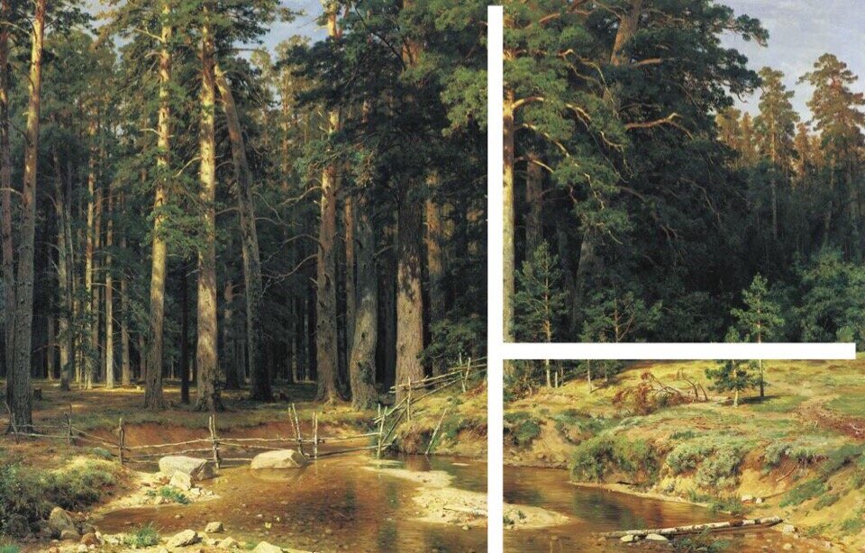 «Корабельная роща»  И. И. Шишкин.