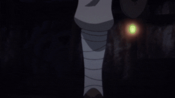 ГИФ'ка из аниме: Станк, Зэл и Канчал зарабатывают приключенцами на похождения.