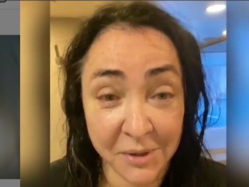 Милявская в состоянии опьянения