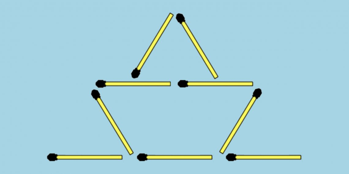 Убери треугольник. Упражнения из спичек. Головоломки из спичек. Головоломки с палочками. Фигуры из спичек головоломки.
