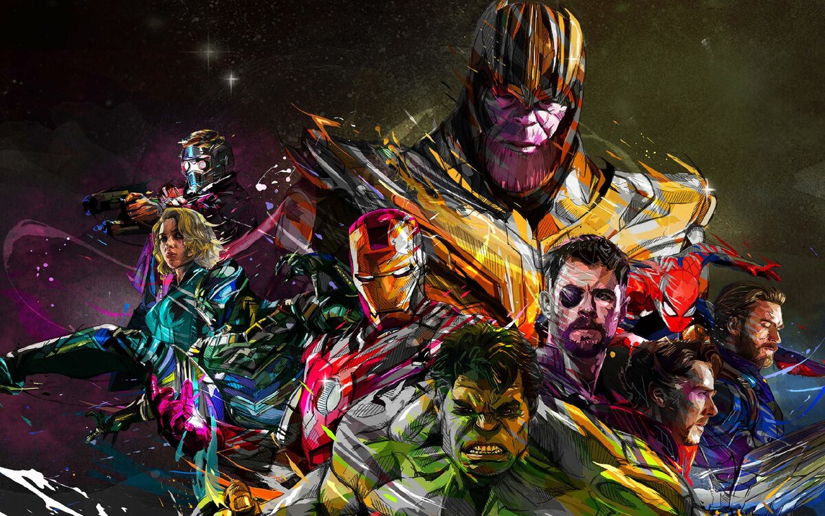 Мстители и Танос