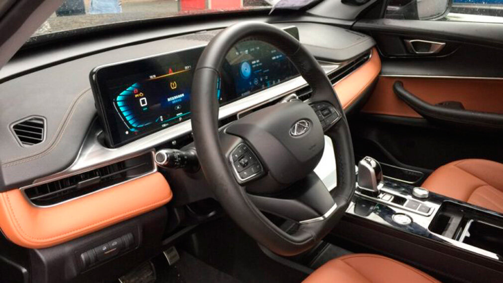 Интерьер нового Chery Tiggo 8