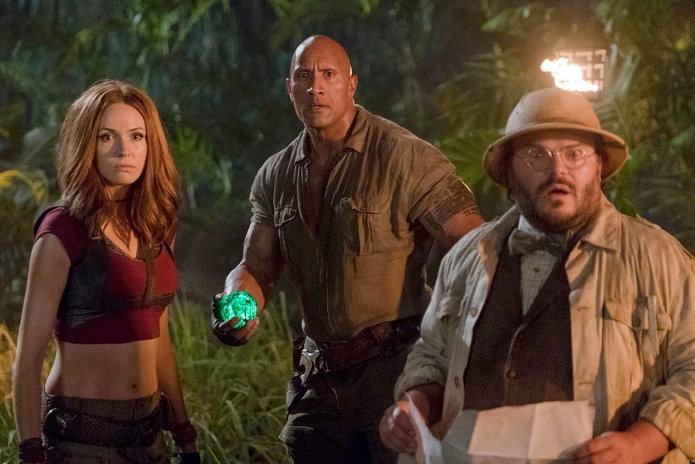 Кадр из фильма "Джуманджи: Зов джунглей" 