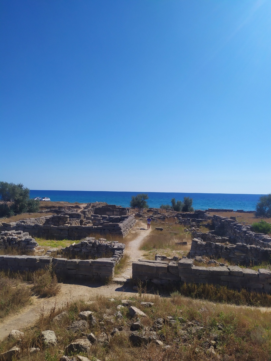 Вид на море со стороны античного городища