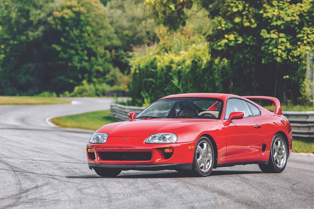 Toyota Supra a80 Green