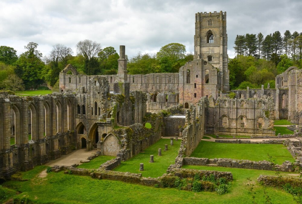 Руины Фаунтинского аббатства