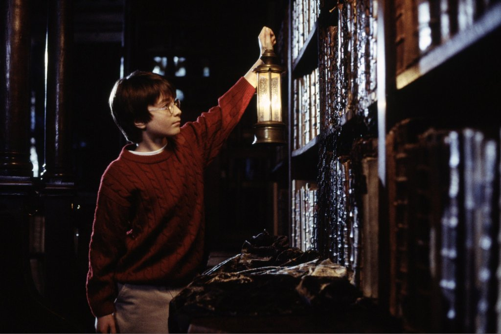 Кадр из фильма "Гарри Поттер и философский камень"