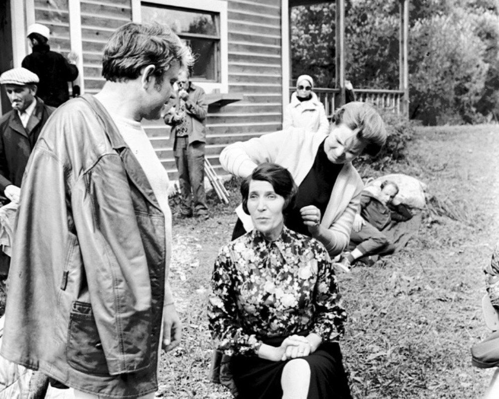 Снимается "земная" часть фильма.