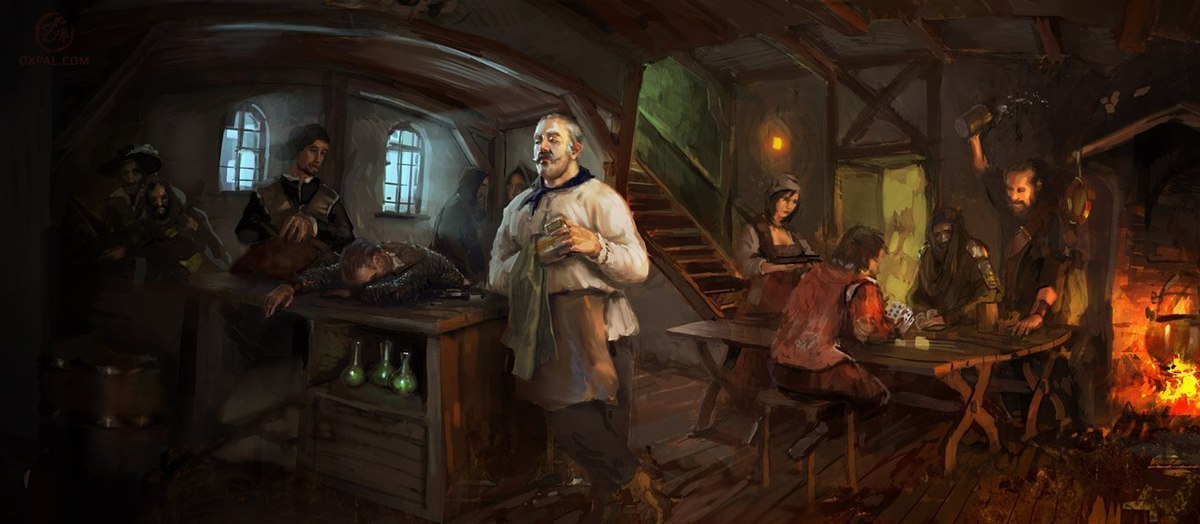 Вудс Брайан таверна. Полурослик трактирщик. Трактирщик Браурд. Игра Tavern Keeper.