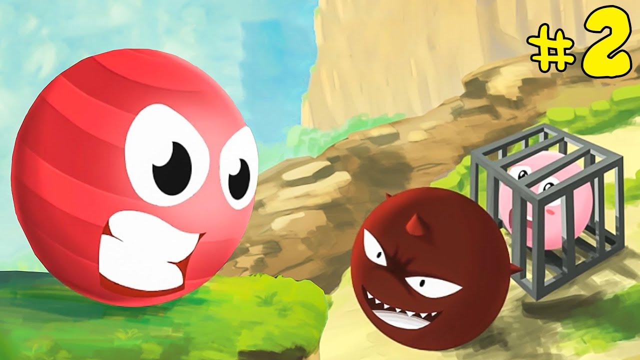 Несносный Красный Шарик спасает любимую #2. Мультик Игра Red Ball 3 на  Игрули Tv | Игрули TV | Дзен