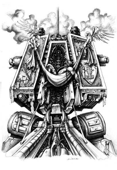 Вот если убрать раненого Астартес, то тот апотекарий видел примерно это...