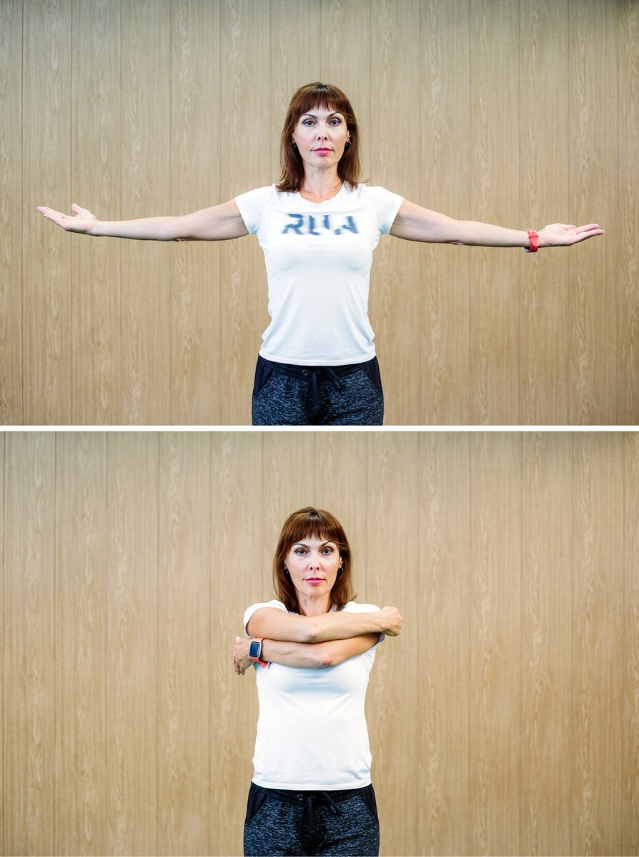 Хлест руками по спине