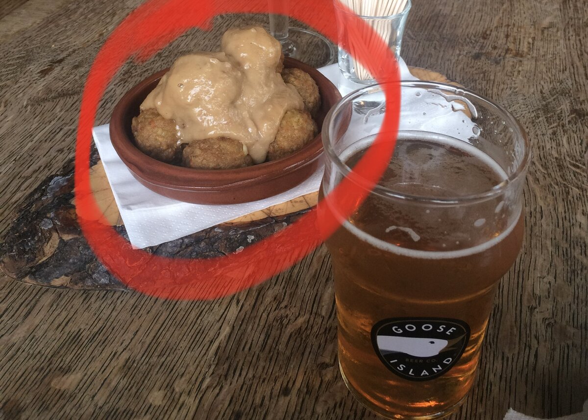 Благодаря этой карте мы получили вот такую порцию мясных шариков бесплатно.