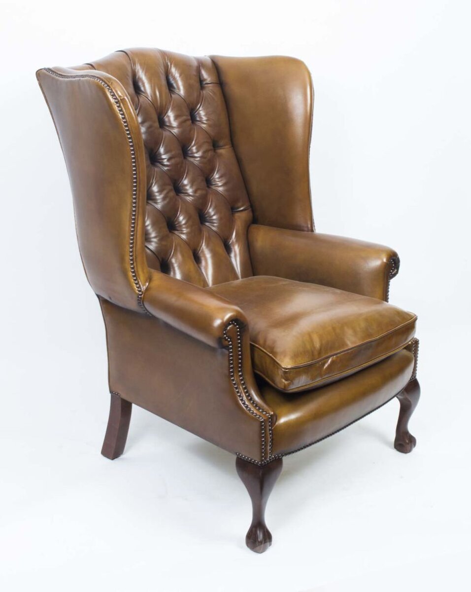 Английское кресло – стильное дополнение интерьера