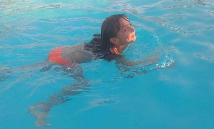 Дочка на отдыхе в Турции