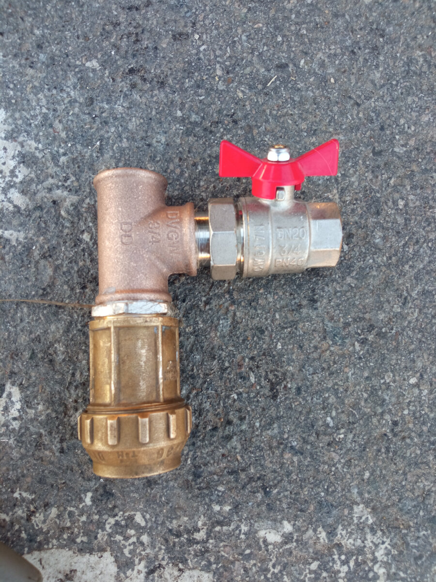 Классическая схема ввода воды в дом от команды ПораДачу