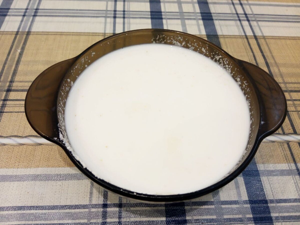 Молоко и манная крупа