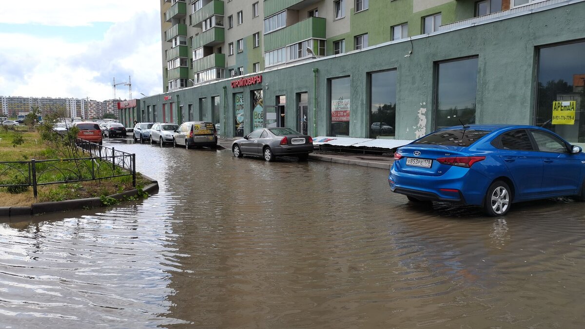 фото наводнениях в санкт