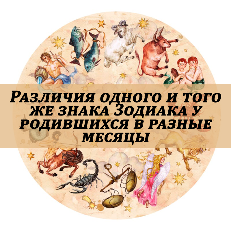 декады знаков Зодиака