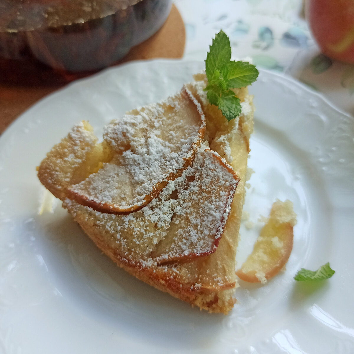 Постный манник с яблоками 🍏 - рецепт автора Юлия👩🏽‍🍳🥞🍳🥙