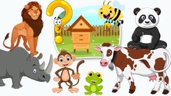 Про Животных - Угадай Чей Домик - Развивающие Мультики для детей