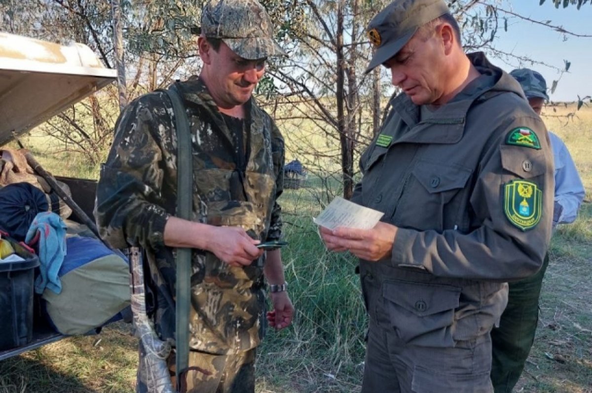    С начала сезона охоты в Астраханской области выявлено около сотни нарушений