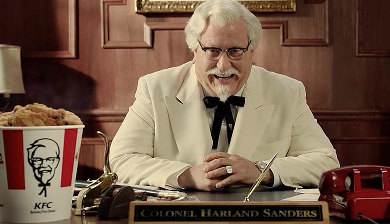 Фото основателя Harland Sanders.