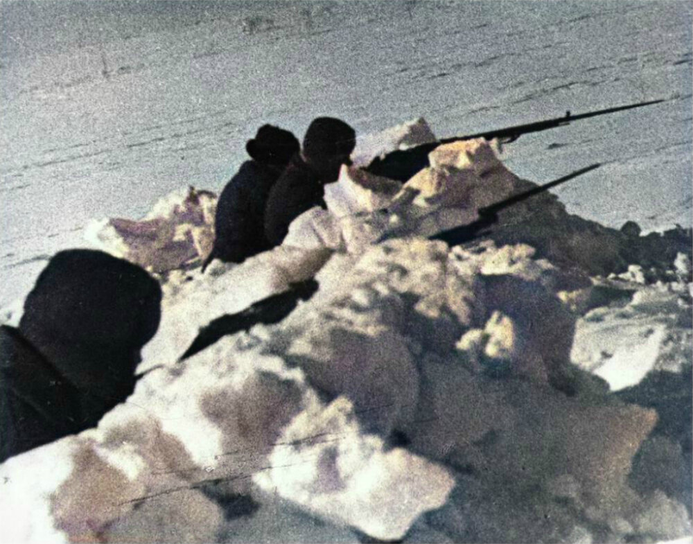 «В обороне». 1941 г. Автор: Калестин Коробицын. Фотография использована в качестве иллюстрации.