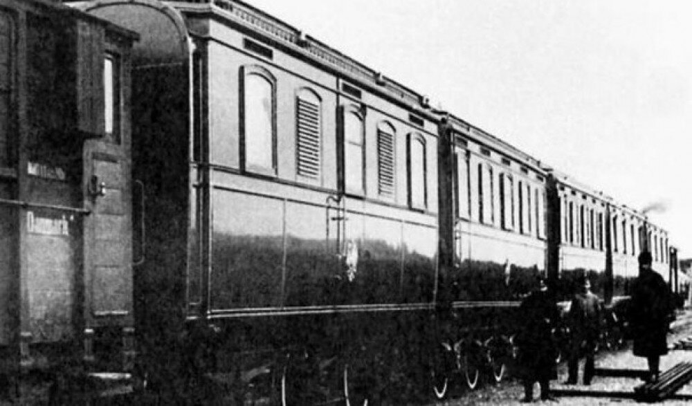 Пломбированный вагон Ленина