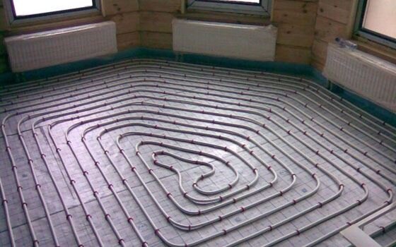 Водный теплый пол