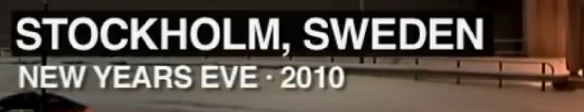 Стокгольм, Швеция, Конун нового года - 2010