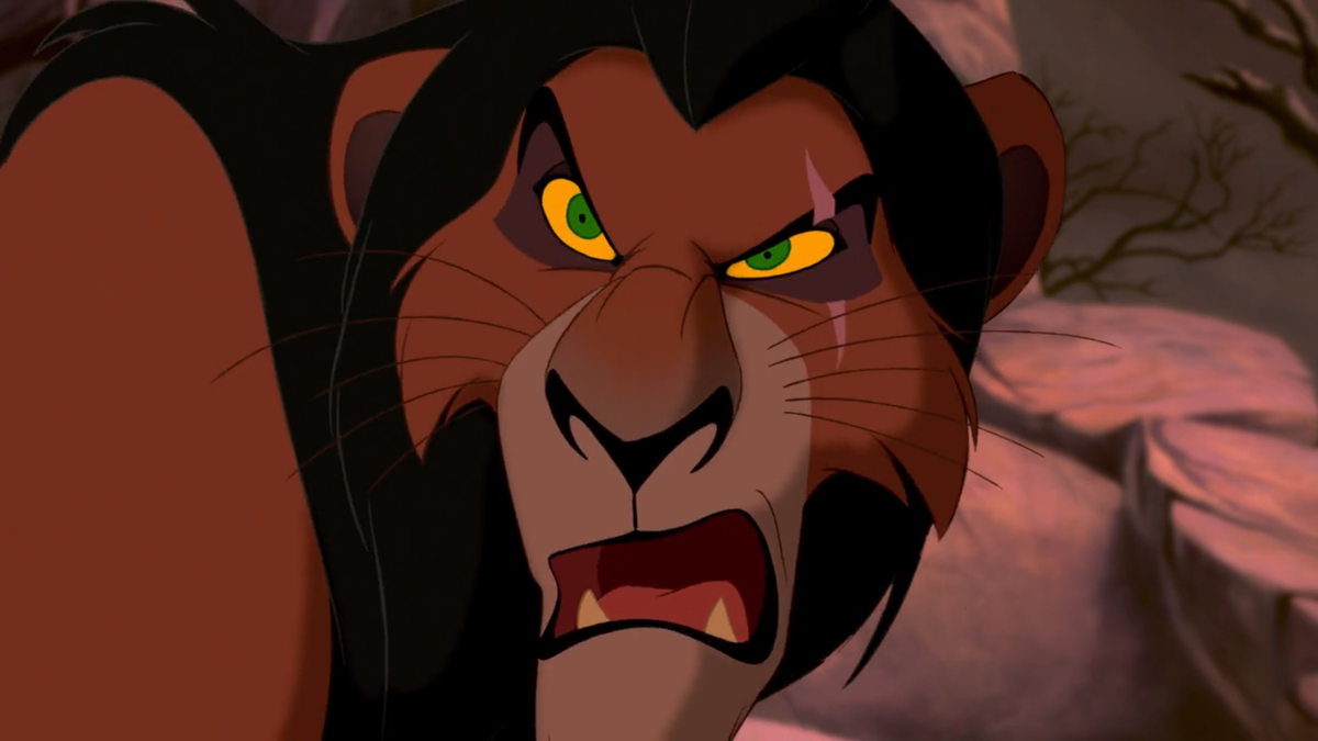 Шрам из мультфильма "Король лев"