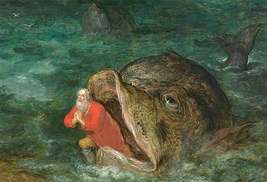 Ян Брейгель. Прибрежный пейзаж с эпизодом из жизни пророка Ионы