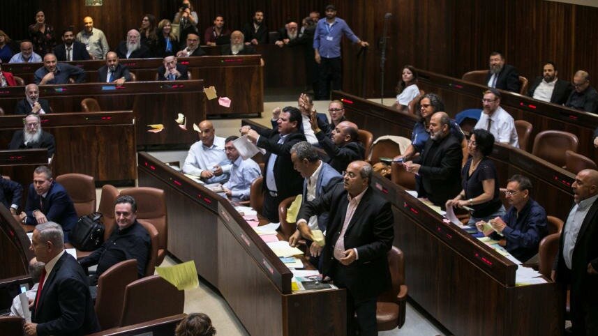 Депутаты арабского "Объединенного листа" в Кнессете