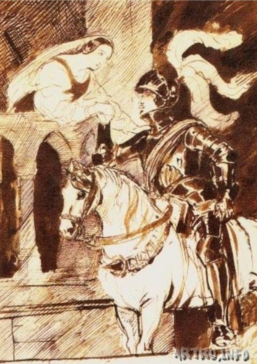 Тот самый рисунок К. И. Брюллова, 1836 г. (источник картинки на водяном знаке)