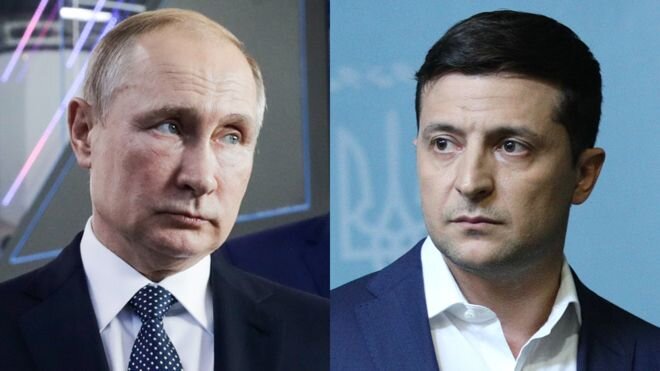Владимир Путин, Владимир Зеленский, Россия, Украина