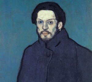 Пабло Пикассо. Автопортрет. 1901. Фрагмент. Национальный музей, Париж.