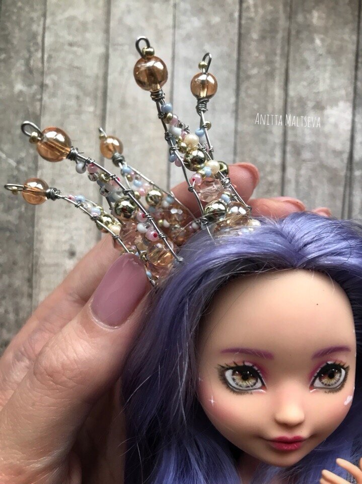 Как я сделала корону для куклы?