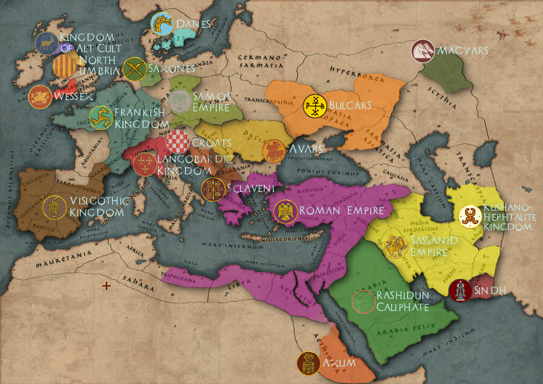 Приблизительно такая была карта. 