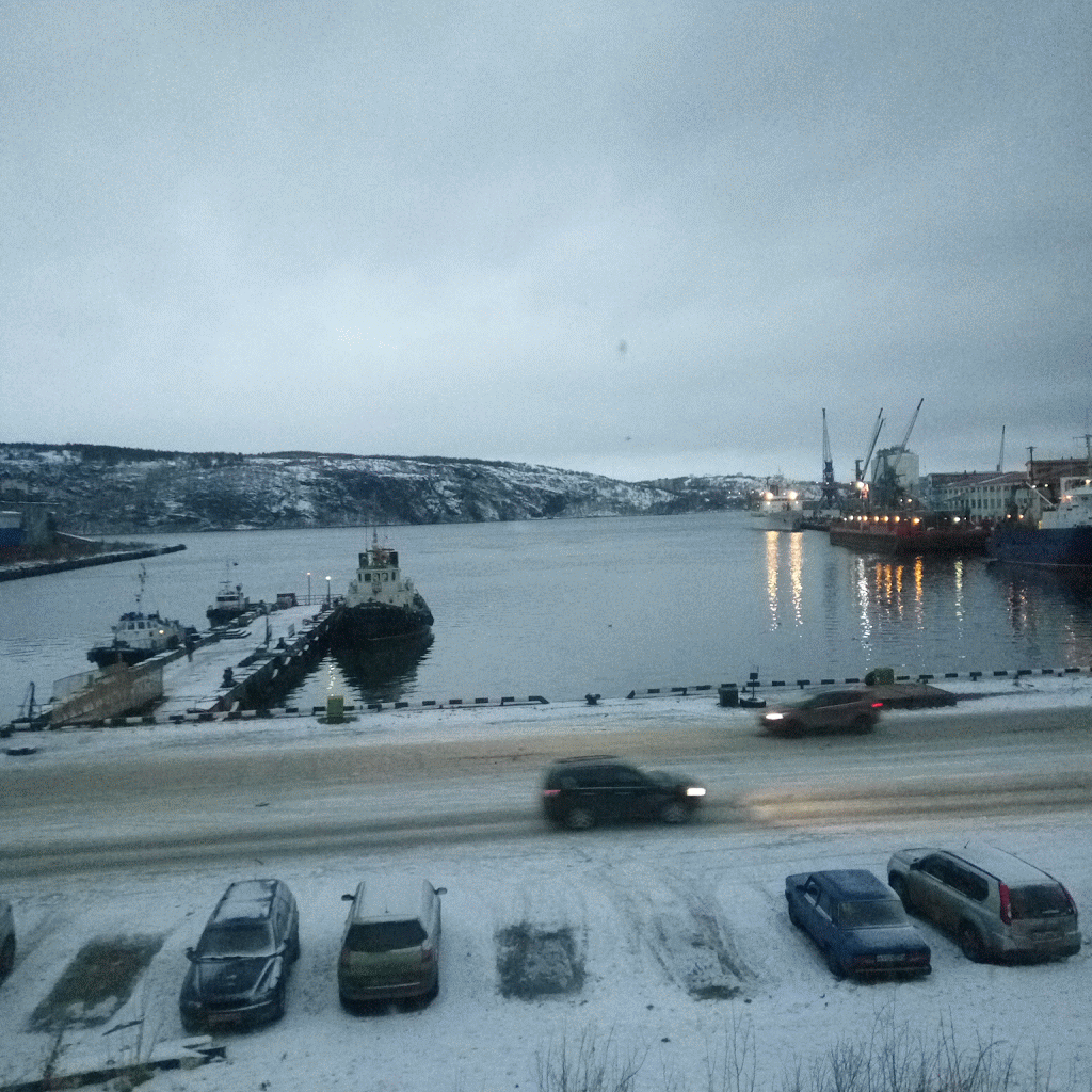 Порт Мурманск.
