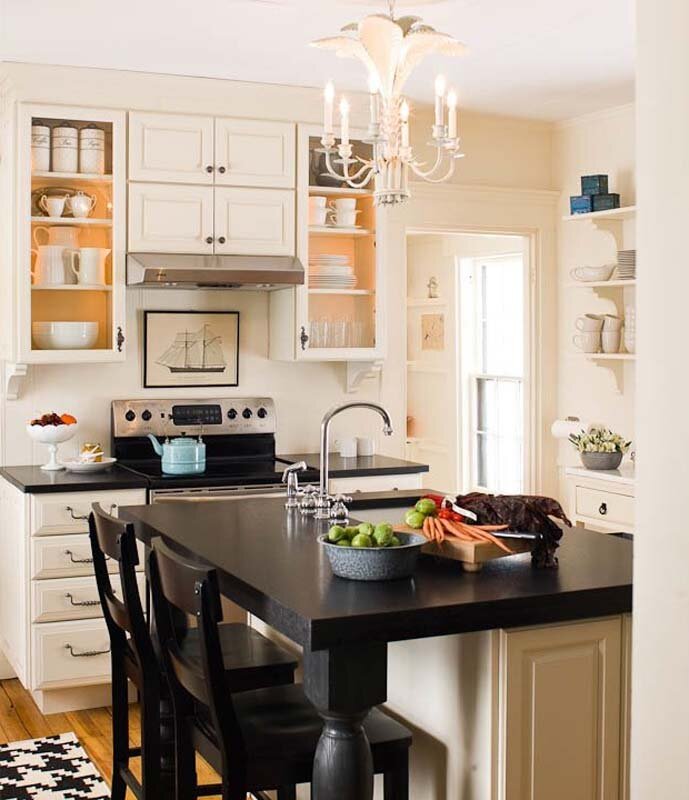 Дизайн кухни небольшой площади.