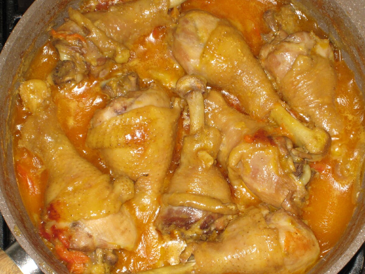 Куриные ножки с подливкой