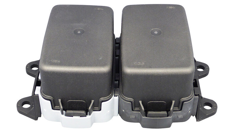 Блоки с установленными крышками