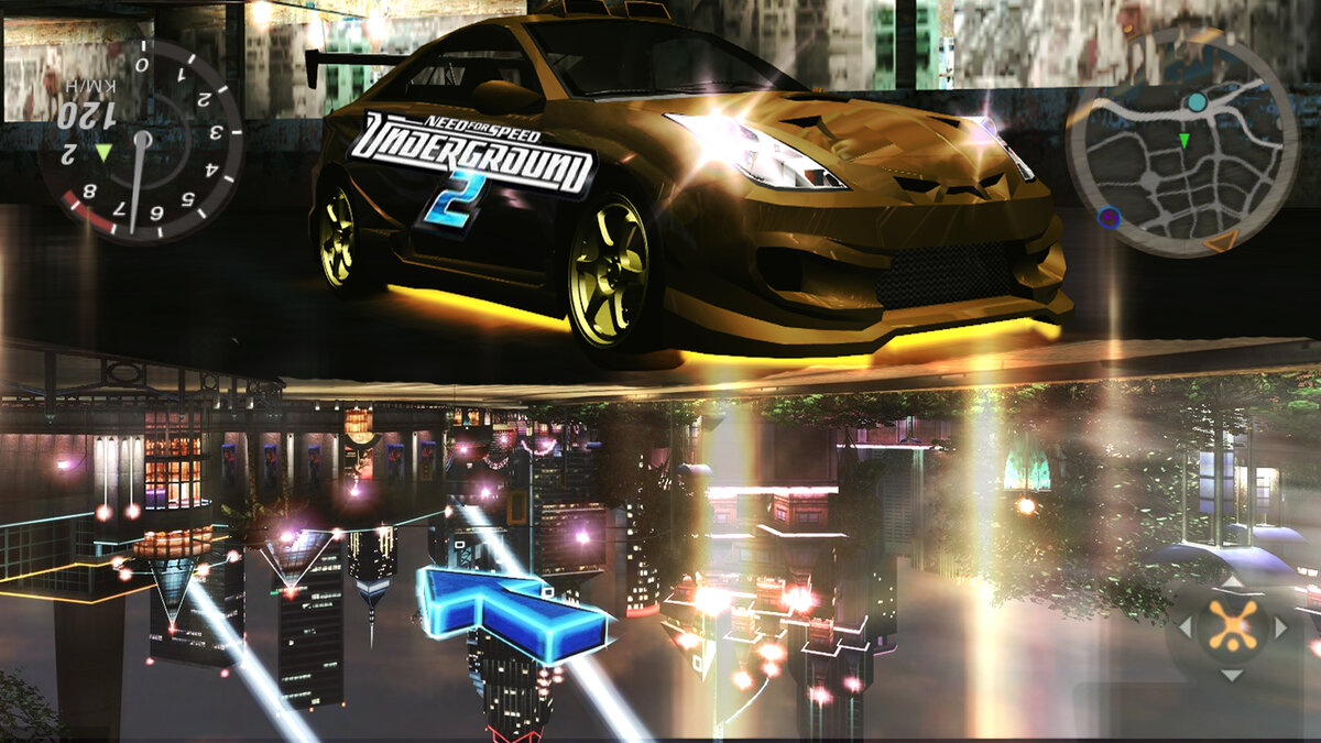 Карта скрытых гонок в NFS Underground 2