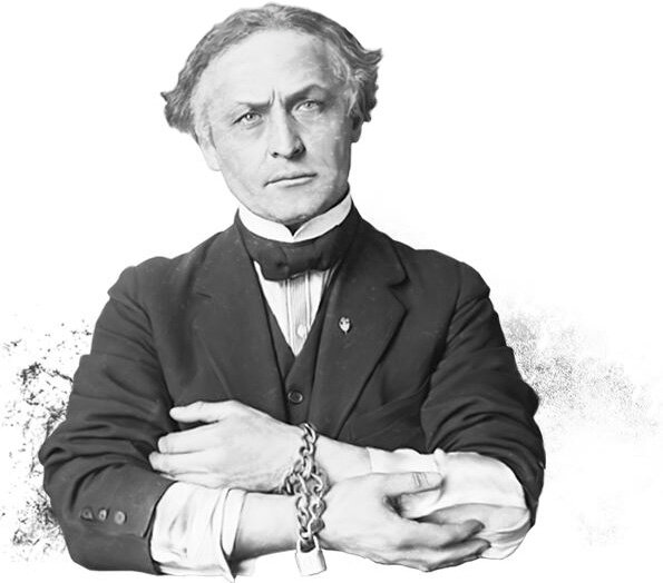 Официальный символ премии: фокусник и иллюзионист Гарри Гудини