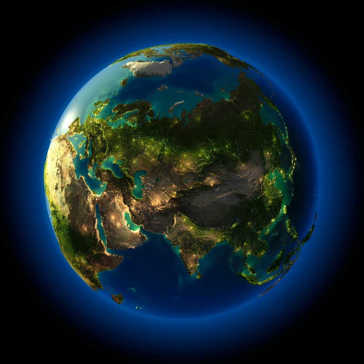 Планета Земля 3D модель