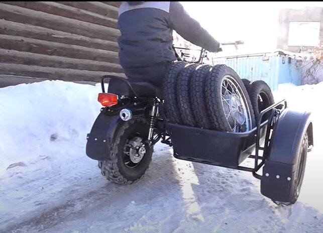 Скаут 2 с боковым прицепом
