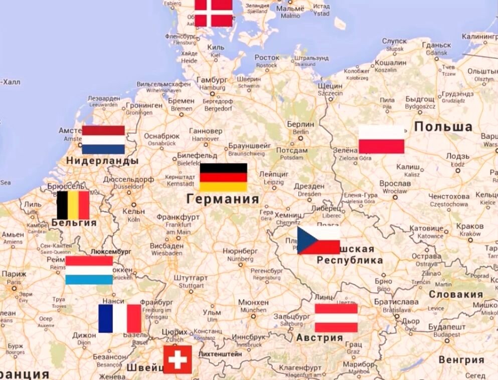 Польша какая республика. С какими странами граничит Германия карта. Германия на карте Европы границы государств.