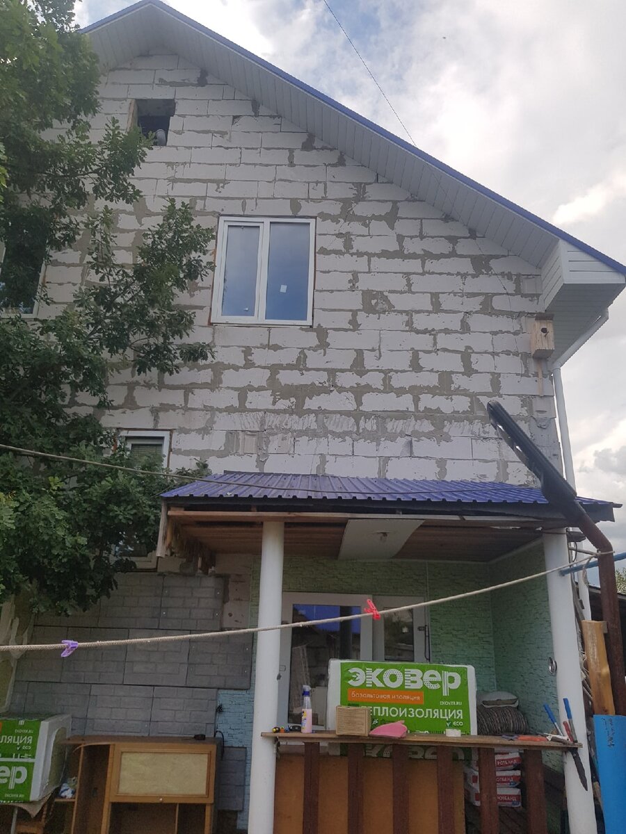 Дом без армопояса на газобетоне последствия